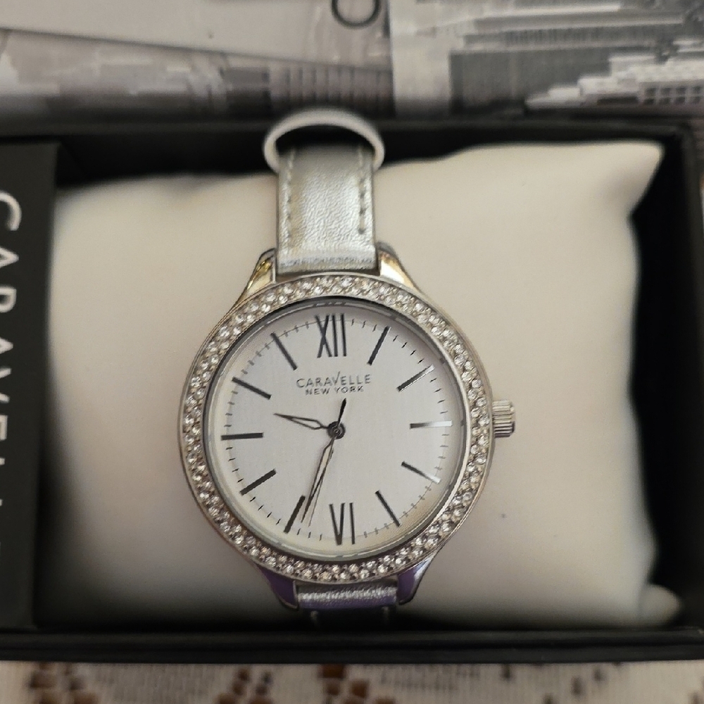 Caravelle New York Silver Women's Watch